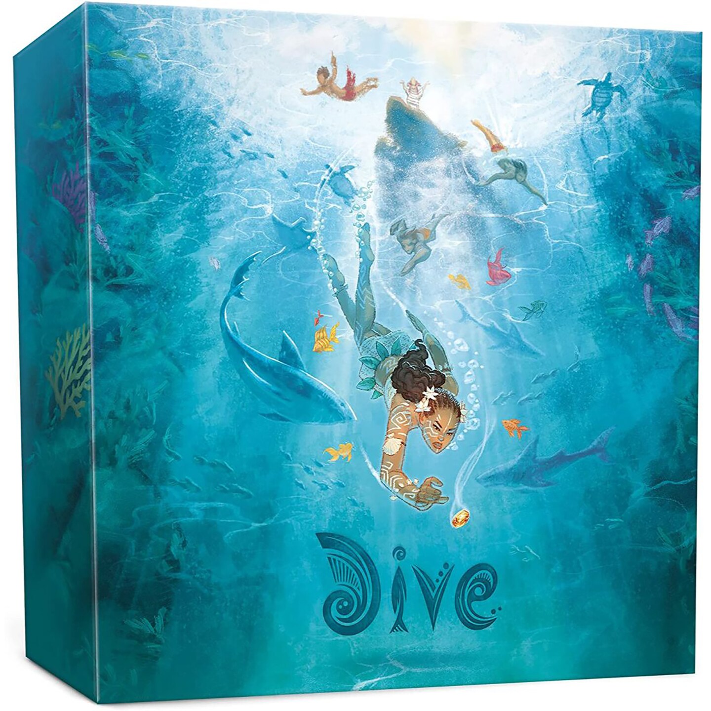 Dive - Aquatic Board Game, Sit Down! Family Game, Ages 8+, 1-4 Players, 30 Min
