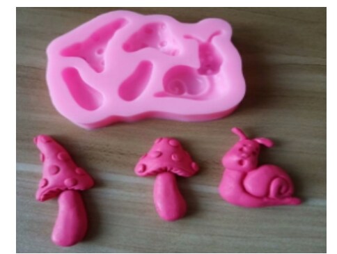 Mushroom Snail silicone mold