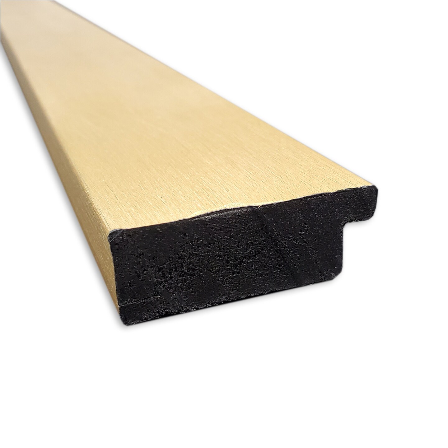 Amanti Art Mirror Makeover Bathroom Mirror Frame Border Kit - Fully Assembled Peel and Stick Frame - Mirror NOT Included - Grace Brushed Gold Trim