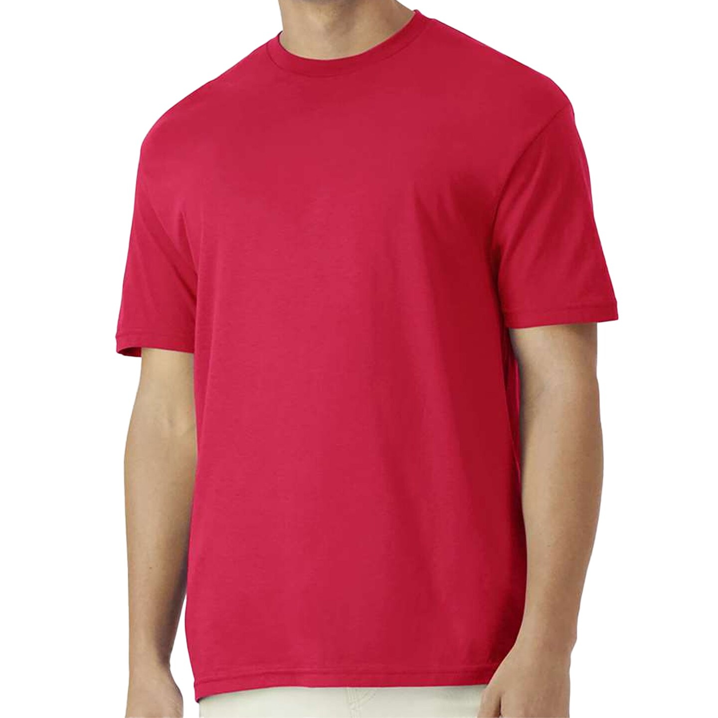 Gildan Men's Light Cotton T-Shirt, Crewneck Short Sleeve Assorted Craft Tee
