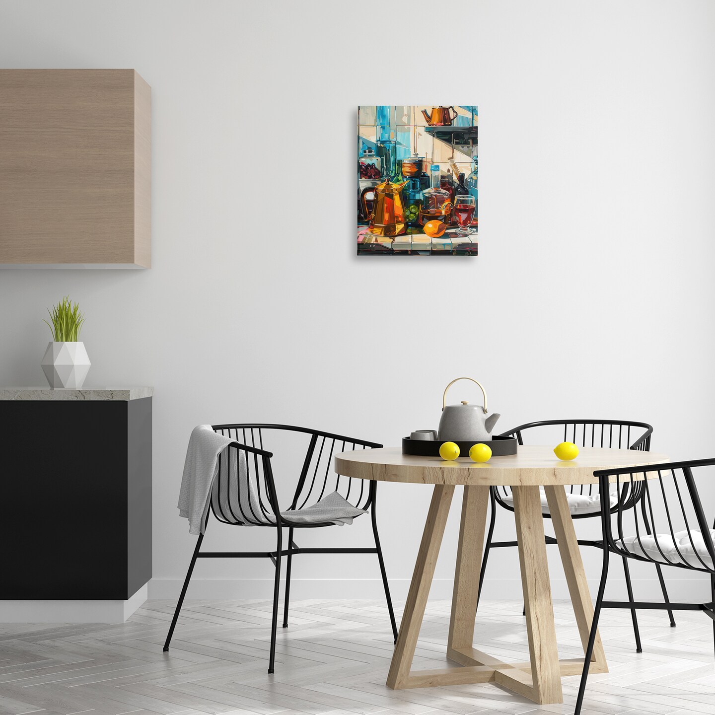 Stupell Industries Kitchen Counter Cocktails Canvas Wall Art Design by LSR Design Studio