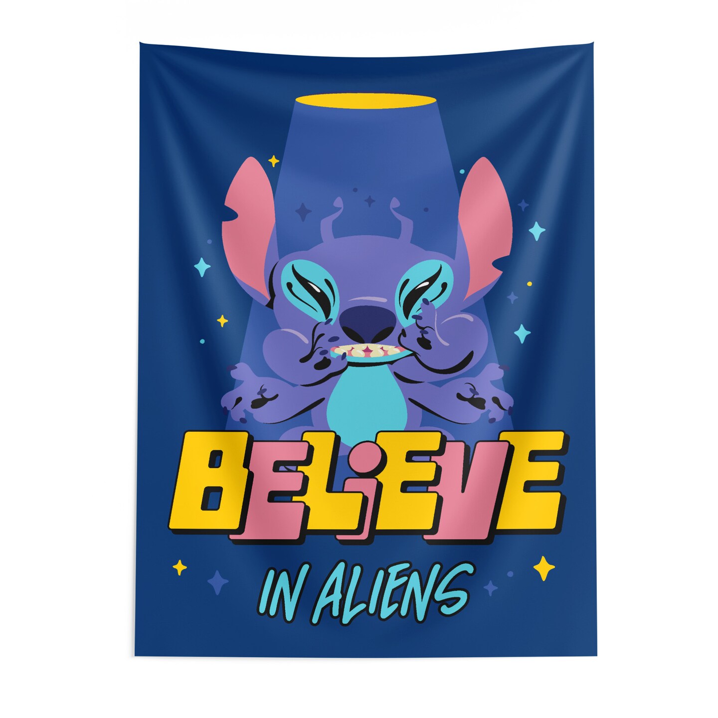 Disney Lilo and Stitch Believe Wall Hanging Tapestry 40X57 inches