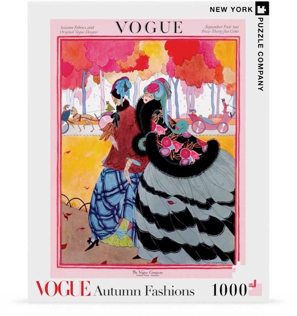 New York Puzzle Company Autumn Fashions 1000 Piece Jigsaw Puzzle