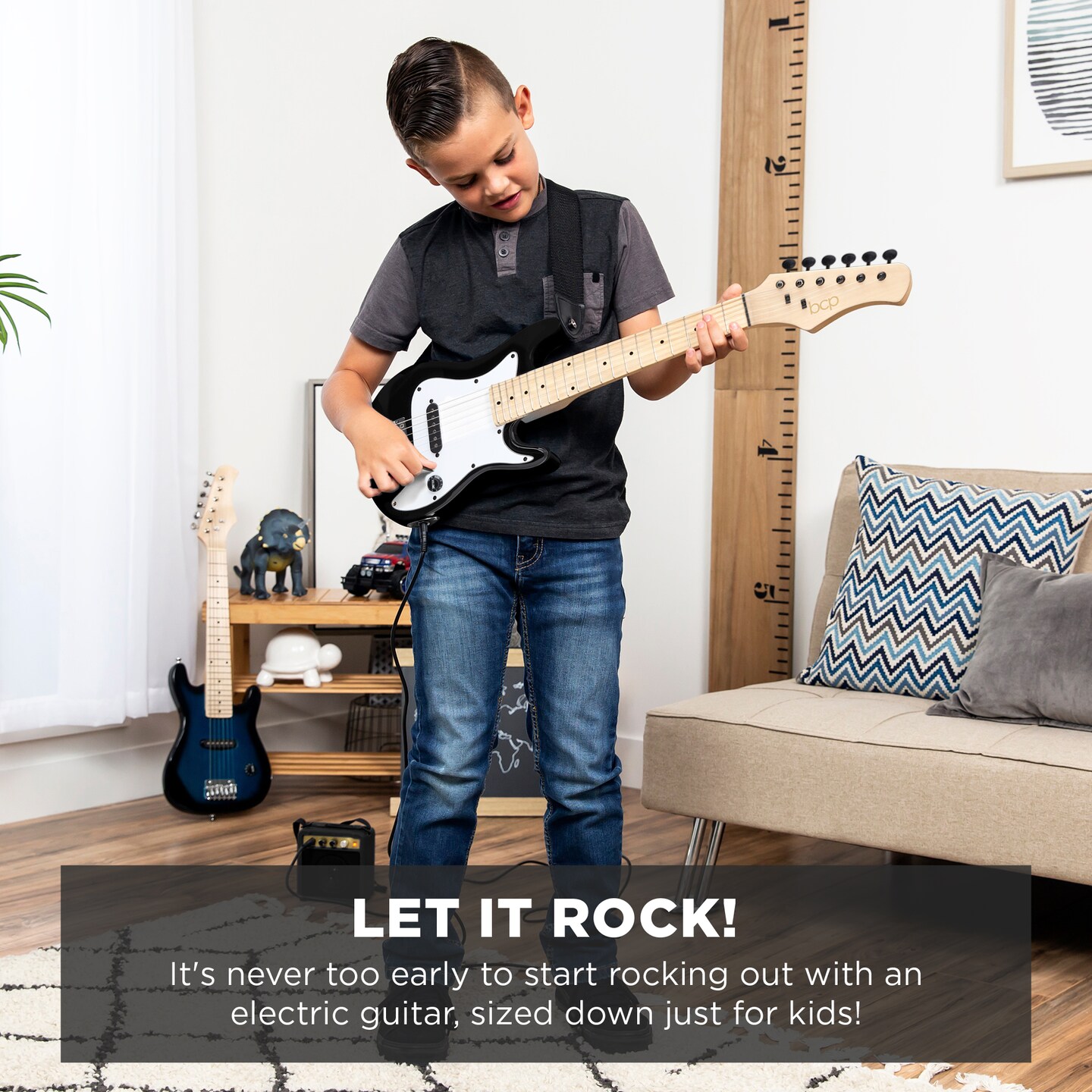 Best Choice Products 30in Kids Electric Guitar Beginner Starter Kit w/ 5W Amplifier, Strap, Case