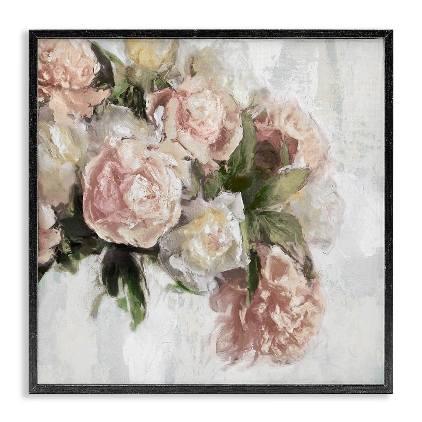 Stupell Industries Elegant Pink Roses Arrangement Framed Giclee Art