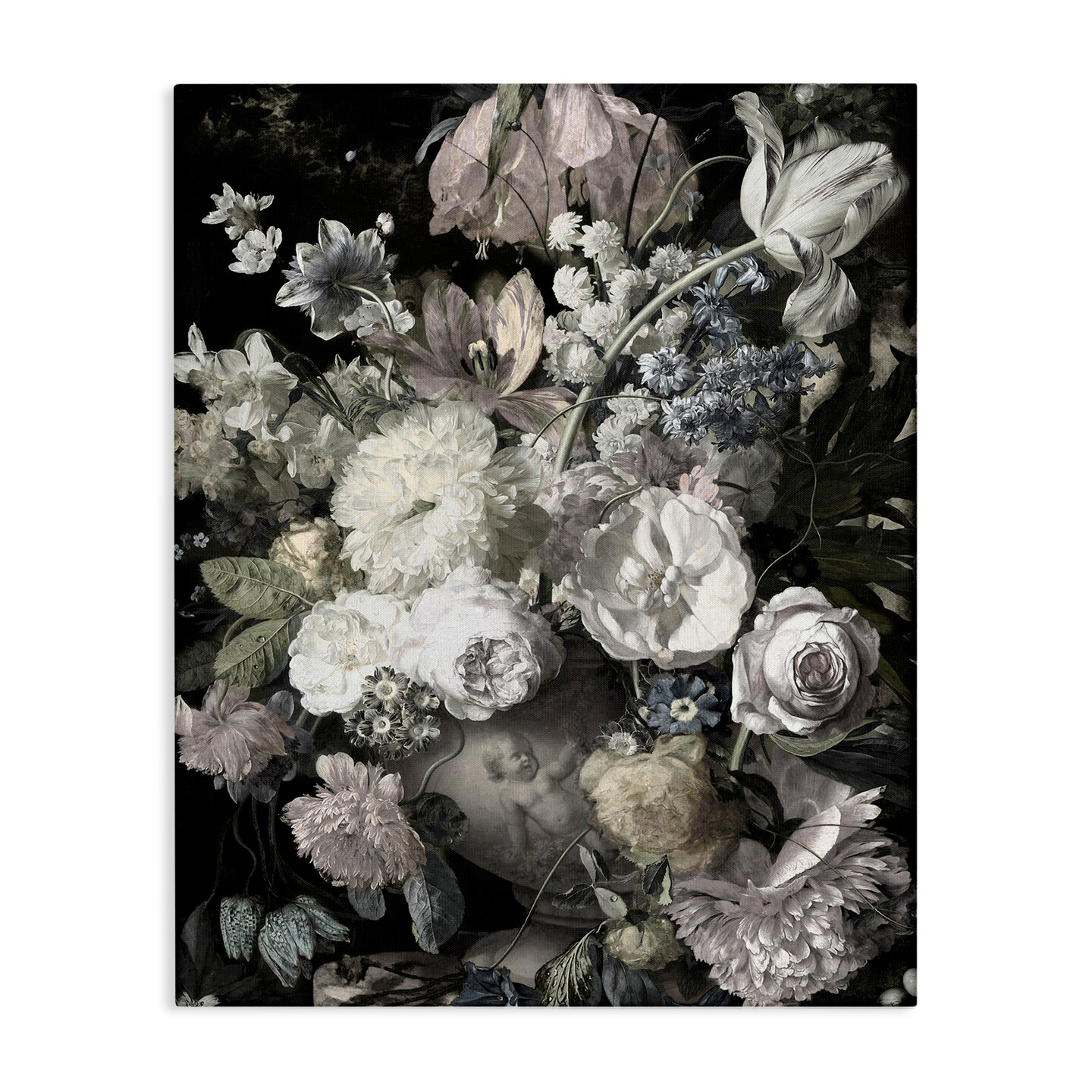 Stupell Industries Classical Busy Flower Bouquet Canvas Wall Art