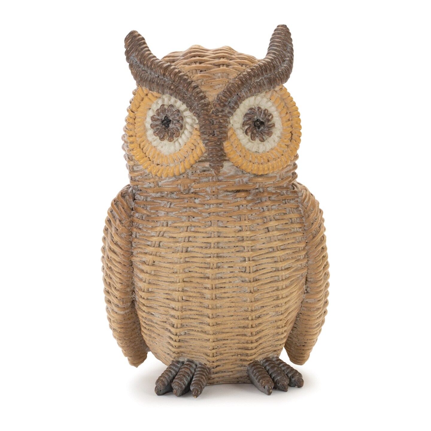 Melrose Harvest Fall Standing Owl Figurines - 8.25&#x22; - Set of 2