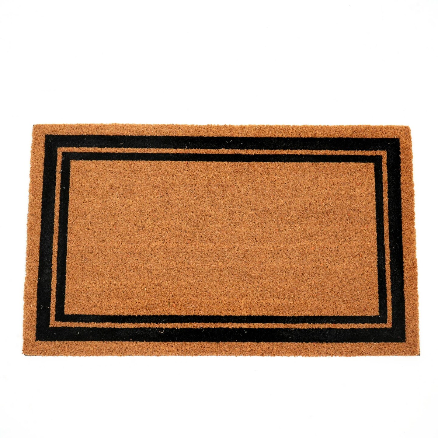 Natural Coir Door Mat with Non-Slip Backing, Indoor Outdoor Entry Doormat