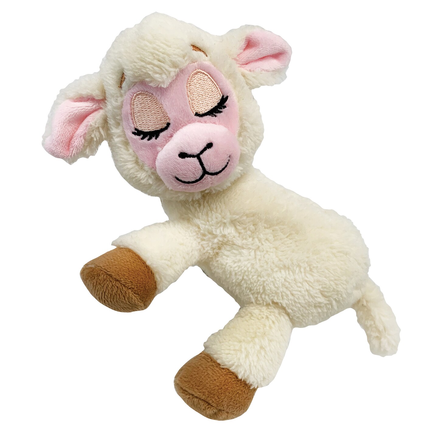 Happpy Nappers: Lullabrites Moon Pet - Lamb - Cream &#x26; Pink -Light &#x26; Sound Plush, Sleeping Animal, Plays Lullabies, Color Changing, Day-Night Toy, Kids