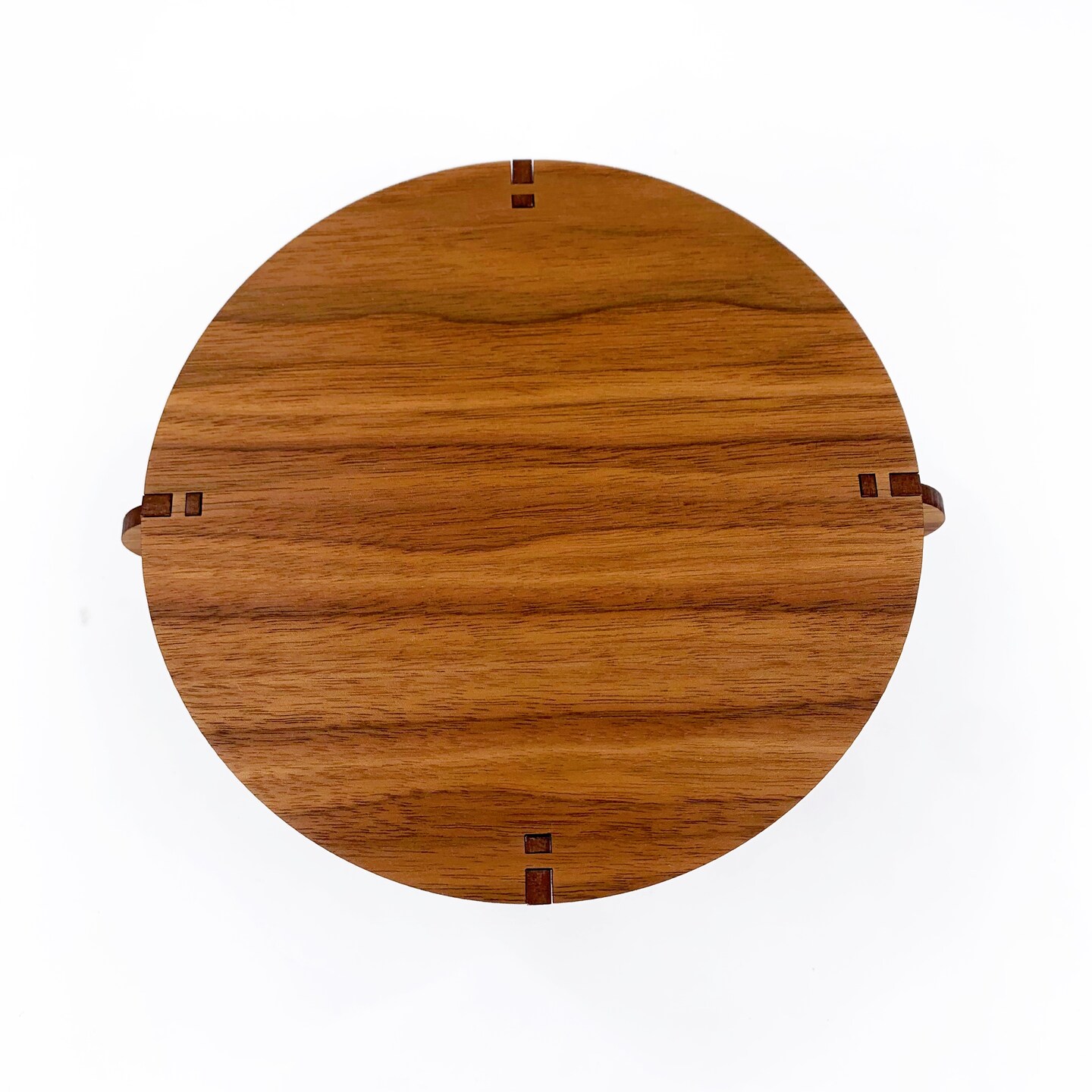 Understory Mushrooms | Indoor Wood Plant Stand | Walnut Wood Plant