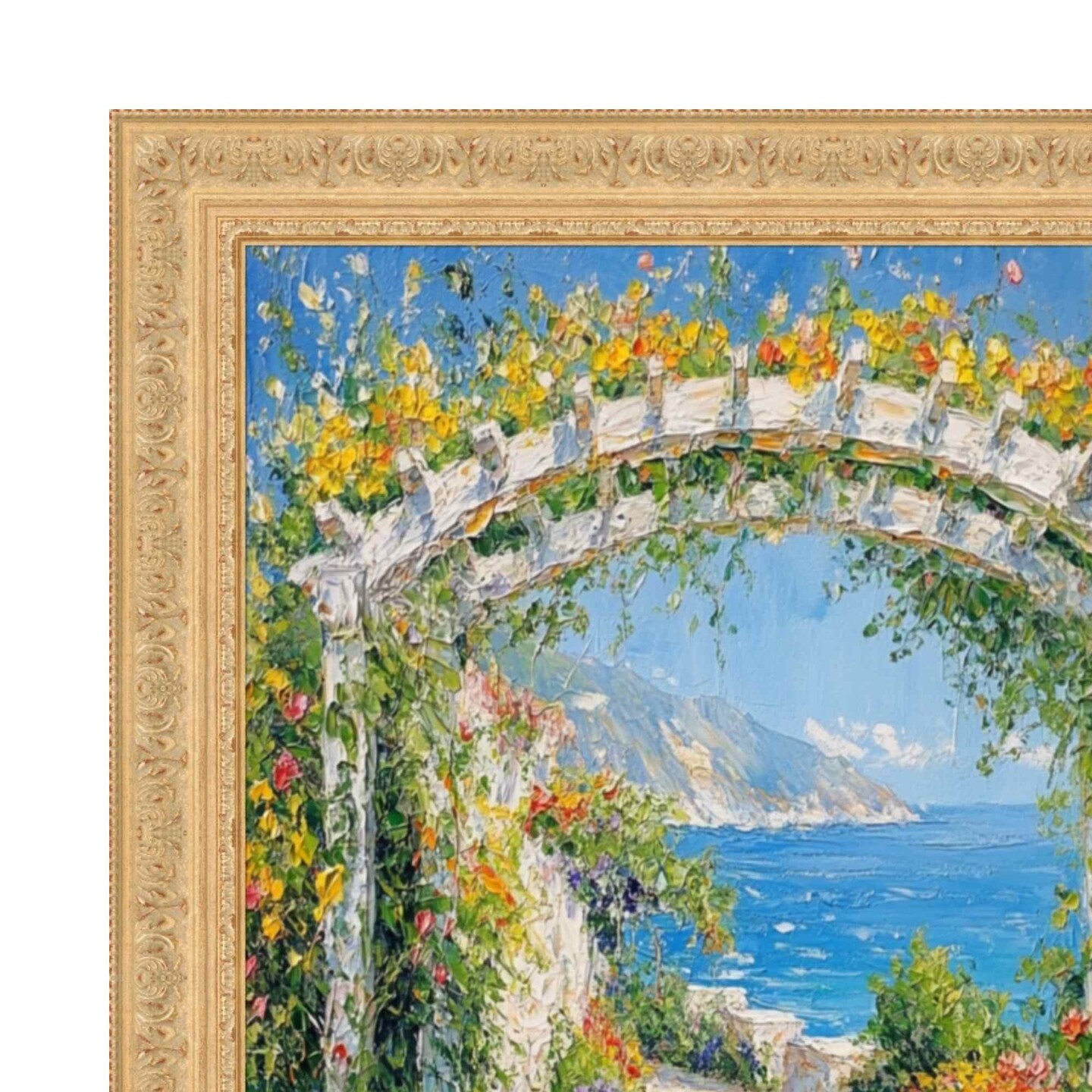 French Gold Leaf Ornate Picture Frame 22x28 frame