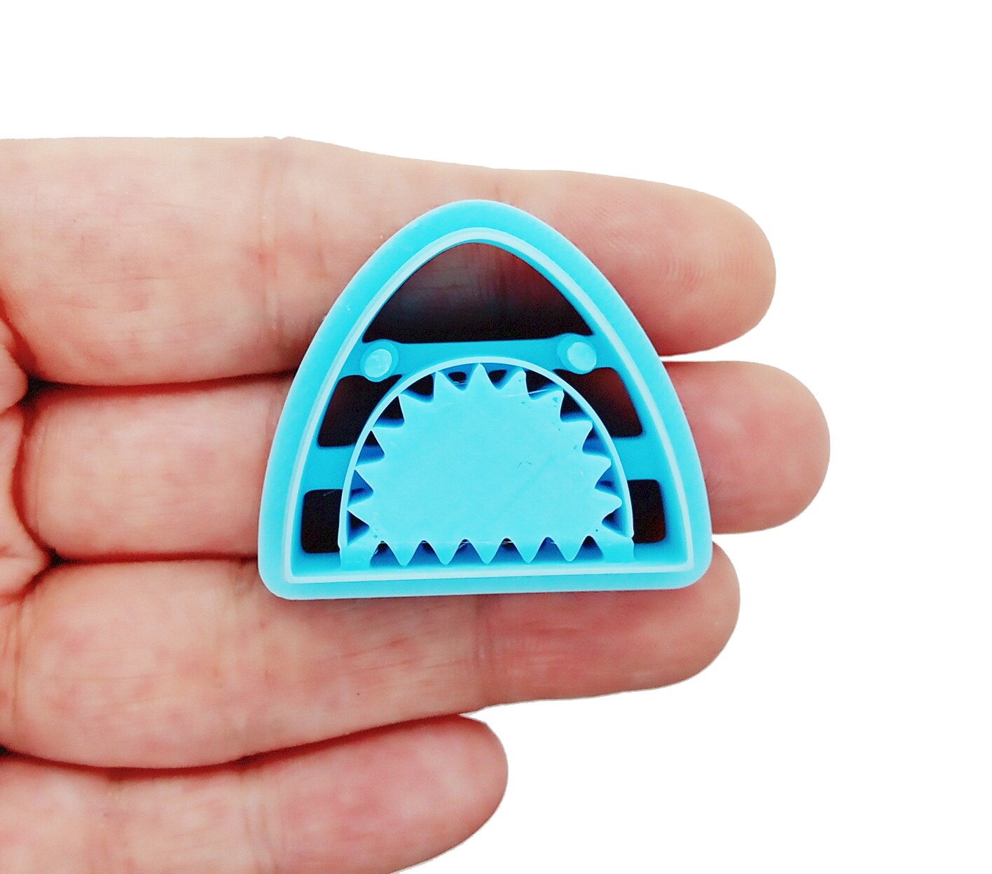 Shark Head Clay Cutter, Animal Shape for Polymer Clay, 1 inch tall, Adorabilities