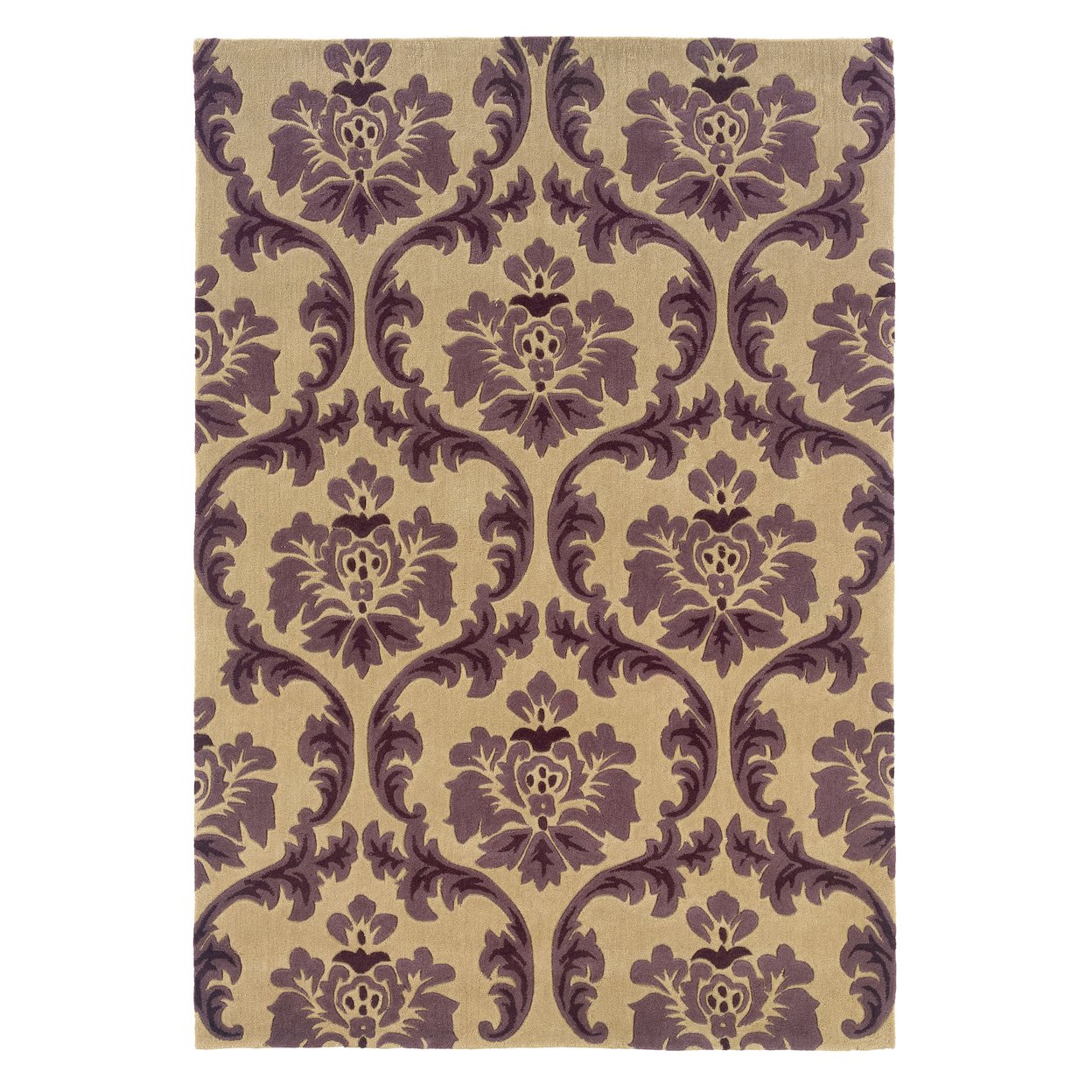 Trio Fiona Cream Area Rug 8X10 Contemporary Transitional Design