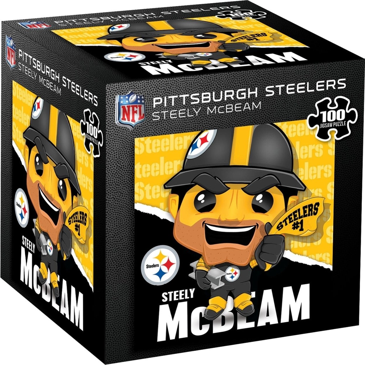 Steely Mcbeam - Pittsburgh Steelers Mascot 100 Piece Jigsaw Puzzle