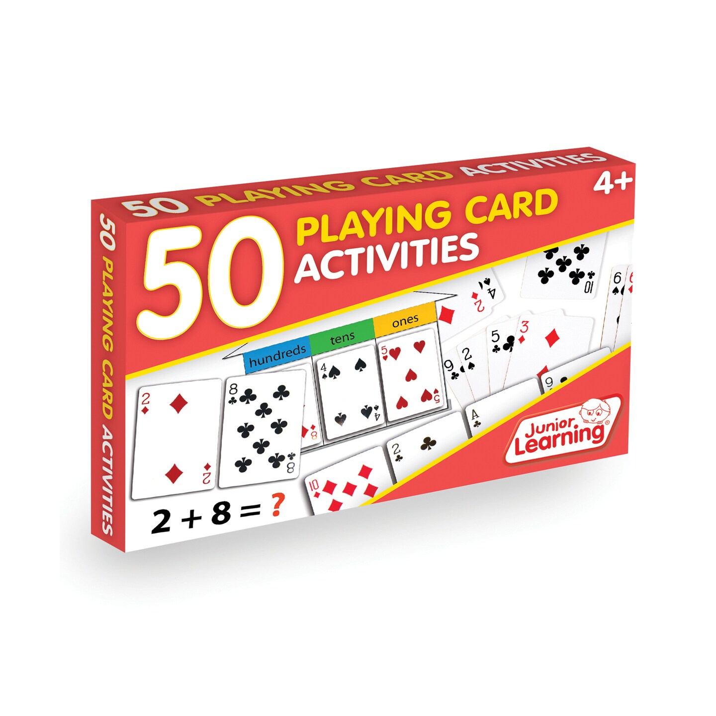 50 Playing Card Activities Junior Learning for Ages 5-6 Kindergarten Grade 2 Learning, Math, Numbers, Perfect for Home School, Educational Resources