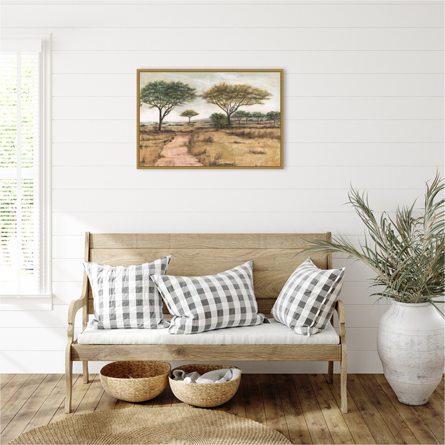 Savanna Plain I by Michael Willett Framed Canvas Wall Art