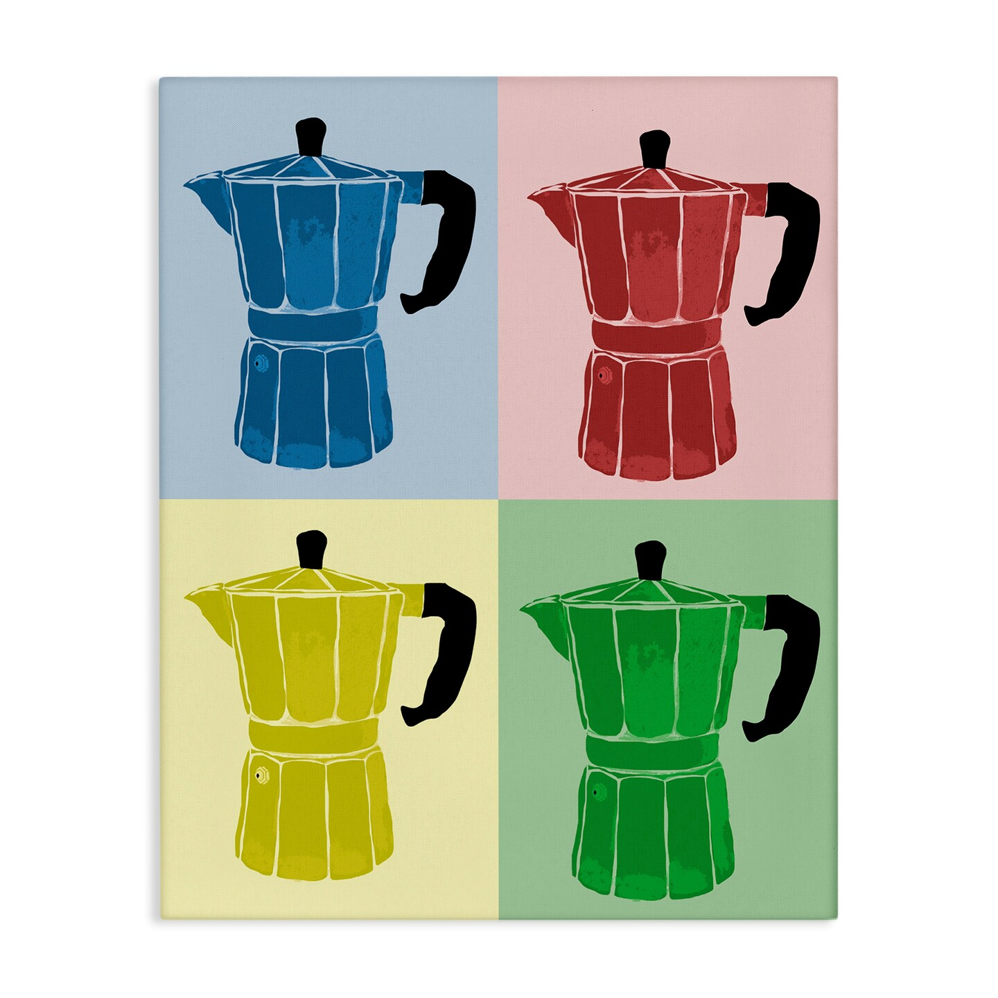 Stupell Industries Coffee Espresso Pop Style Canvas Wall Art Design by Daniela Santiago