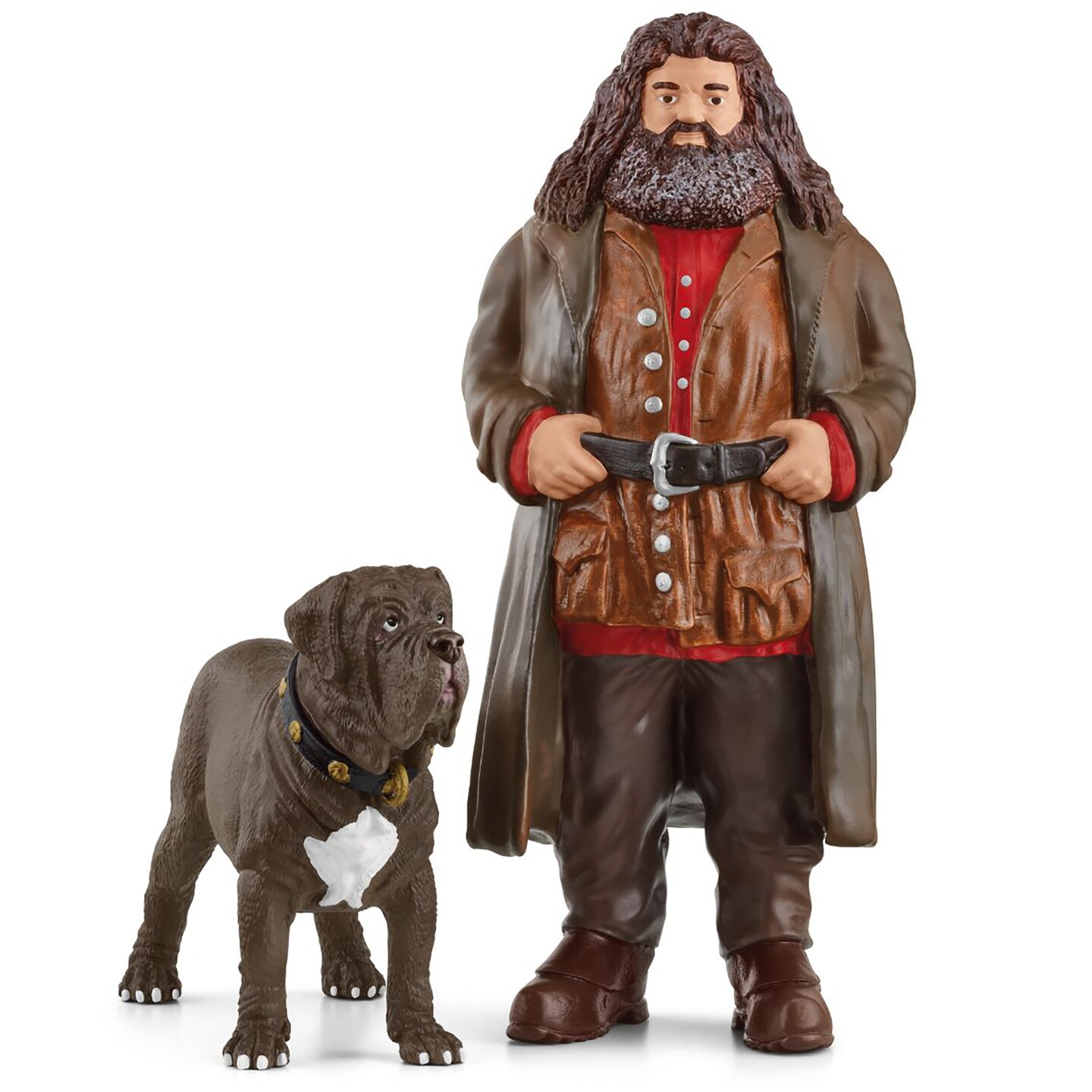 Schleich Wizarding World of Harry Potter: 2-Piece Set: Hagrid &#x26; Fang - Collectible Figurines, Detailed Magical Toy Figures, Licensed, Kids Ages 6+