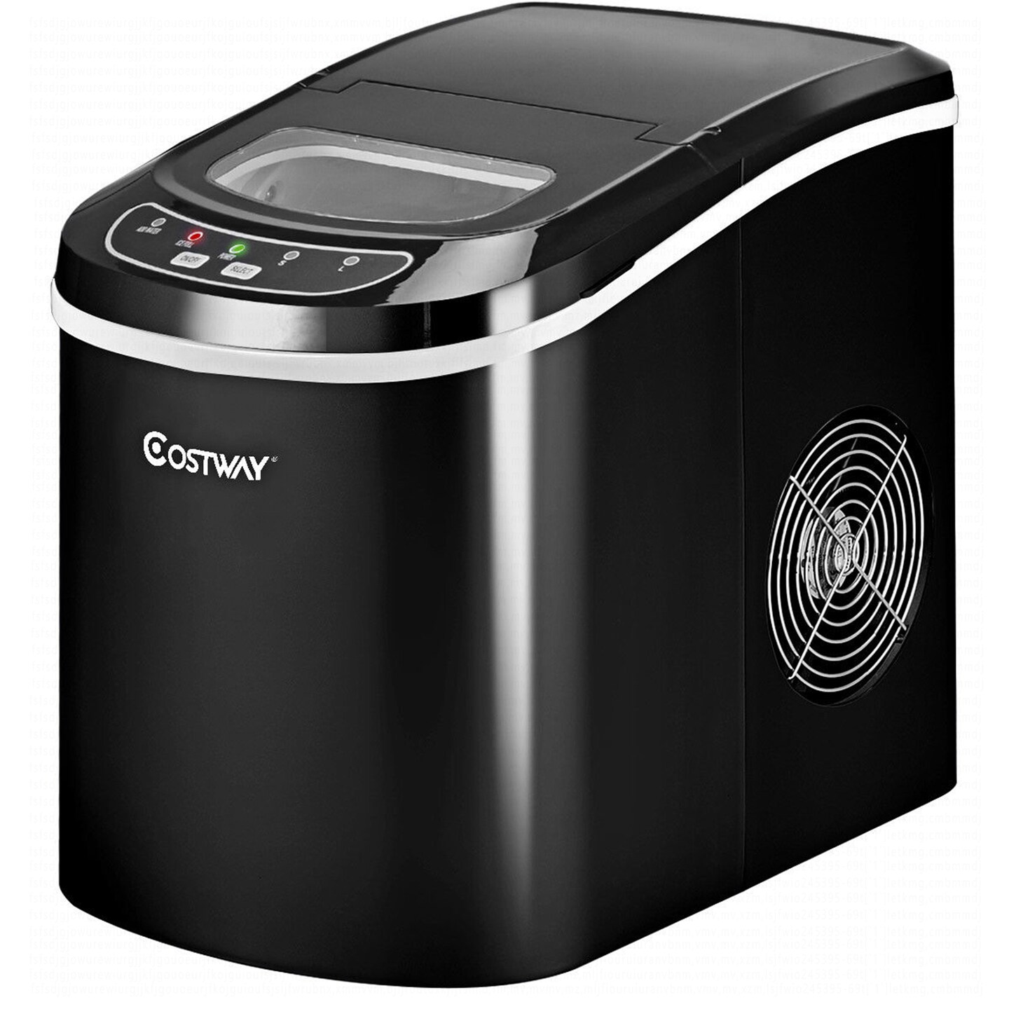 Costway Portable Compact Electric Ice Maker Machine Mini Cube 26lb/Day