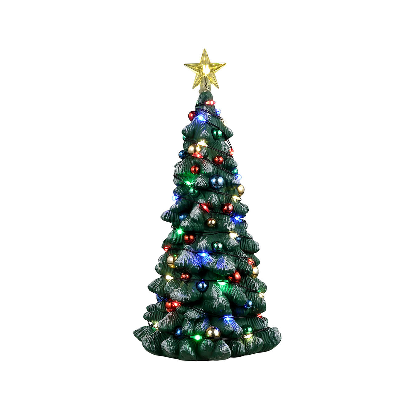 LEMAX Snowy Christmas Tree, Battery Operated (4.5V) #34102