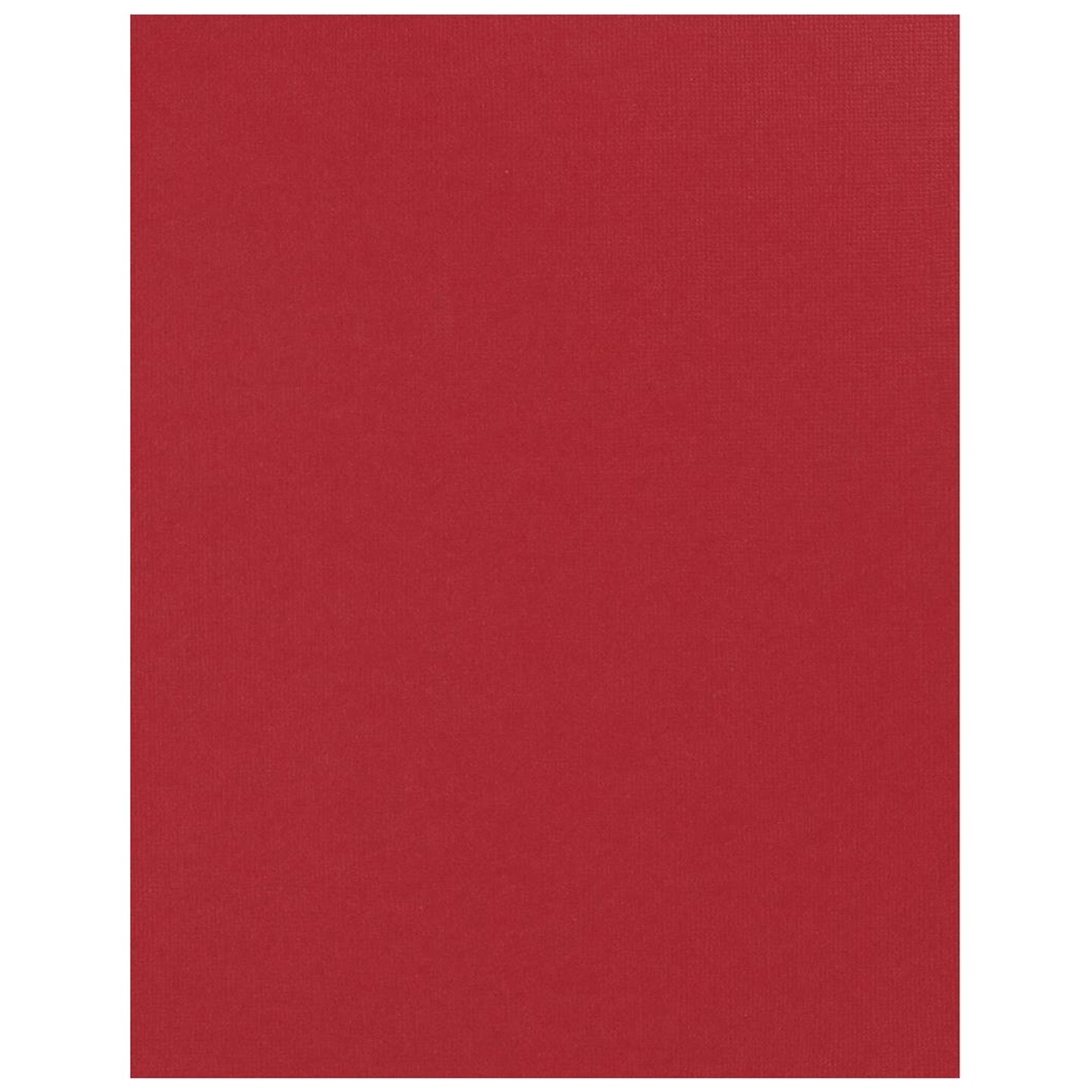 PA Paper Accents Textured Cardstock 8.5" x 11" Crimson, 73lb colored cardstock paper for card making, scrapbooking, printing, quilling and crafts, 25 piece pack