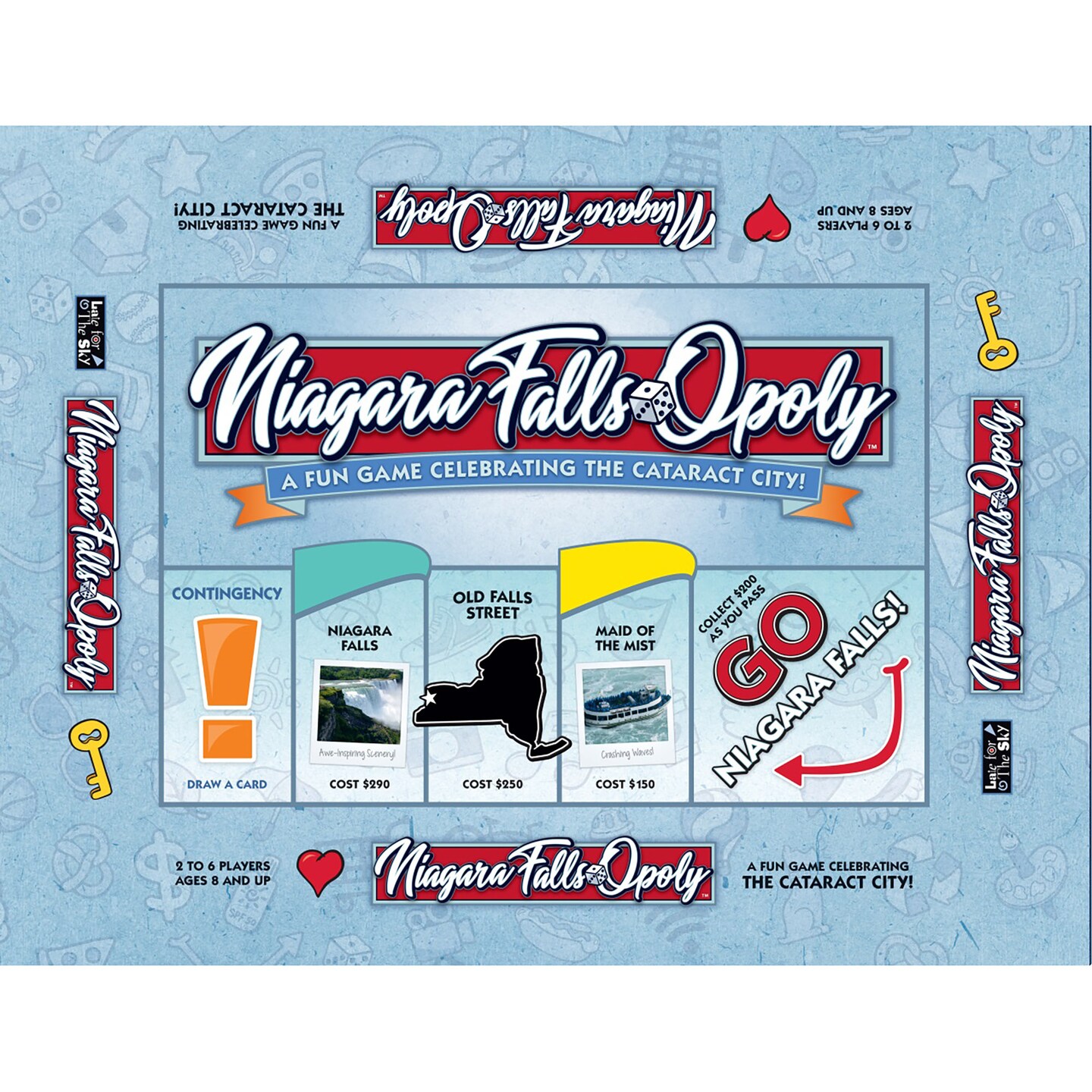 Late for the Sky: Niagara Falls-Opoly Monopoly Board Game