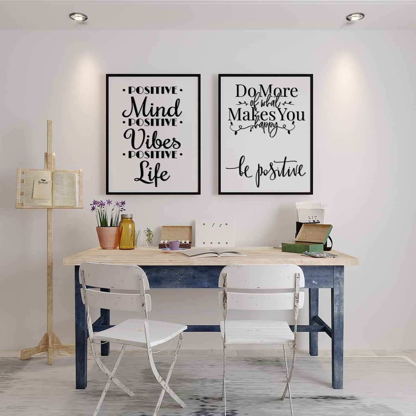 9 Pcs Inspirational Vinyl Wall Decals - Classic