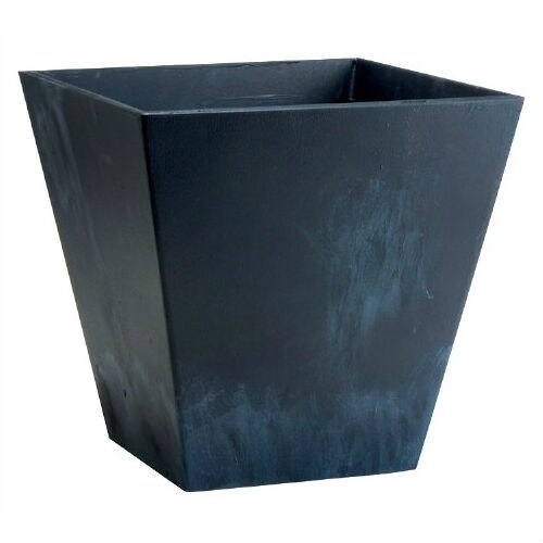 12-Inch Black Plastic Planter for Plants Indoor and Outdoor Spaces