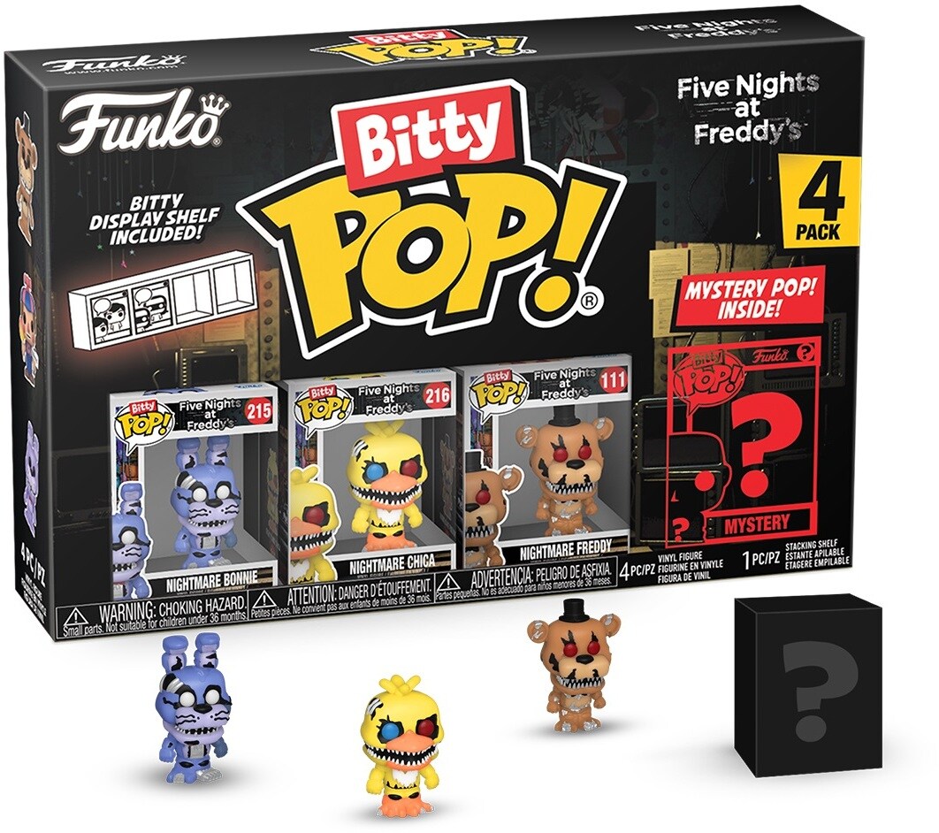 FUNKO Bitty POP!: Five Nights at Freddy&#x27;s - Nightmare Bonnie 4-Pack (FNAF)  [COLLECTABLES] Vinyl Figure