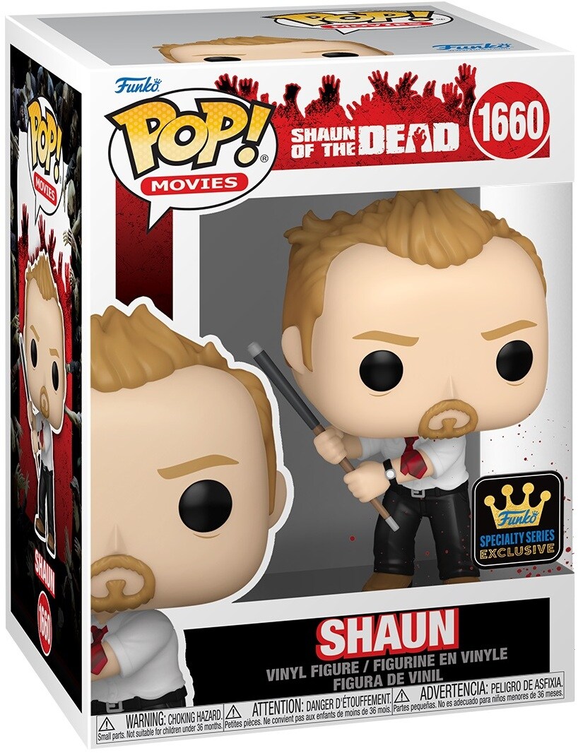 FUNKO POP! Movies: Shaun of the Dead - Shaun (Styles May Vary) (Bloody)  [COLLECTABLES] Vinyl Figure