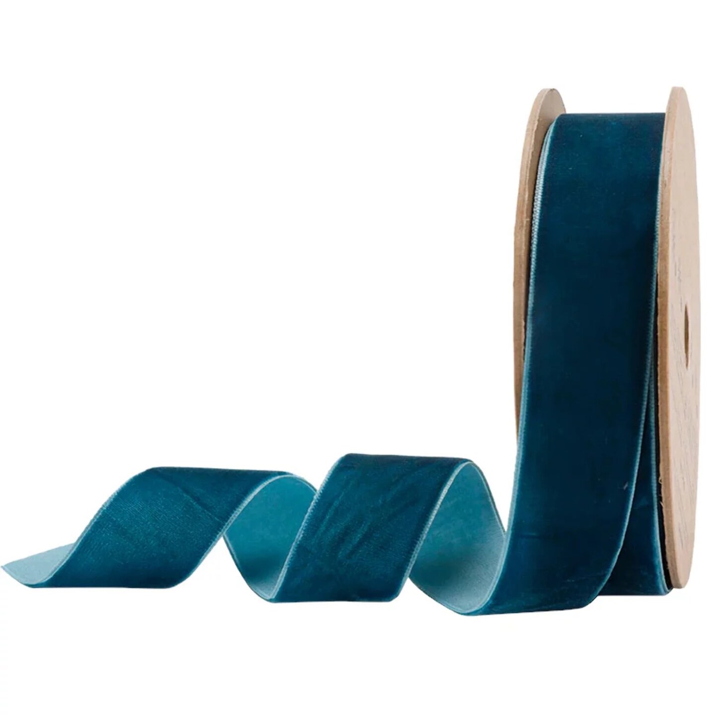 LaRibbons 3/8&#x22; - 1&#x22; Unwired Velvet | 10 Yard Roll