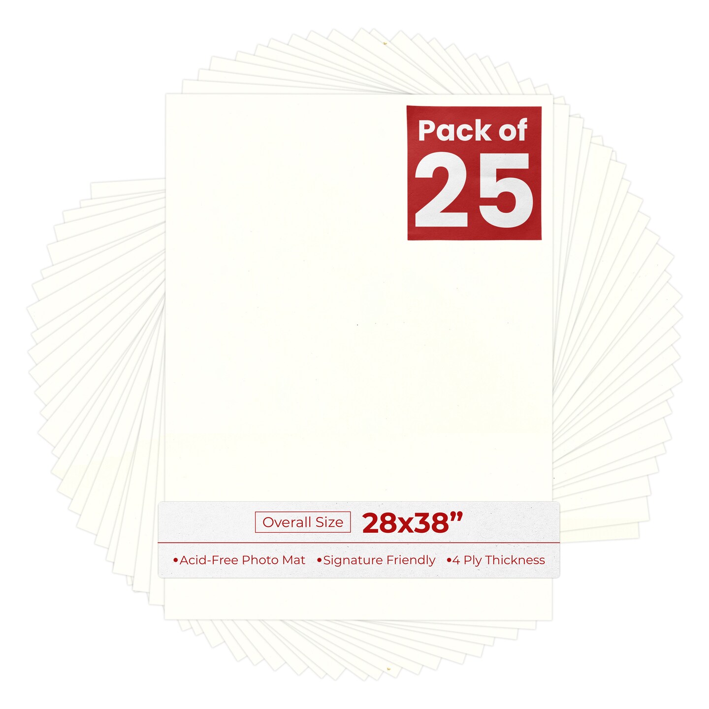 Antique White 28x38 Uncut Mat Board - Blank Sheets, No Opening, Color ...