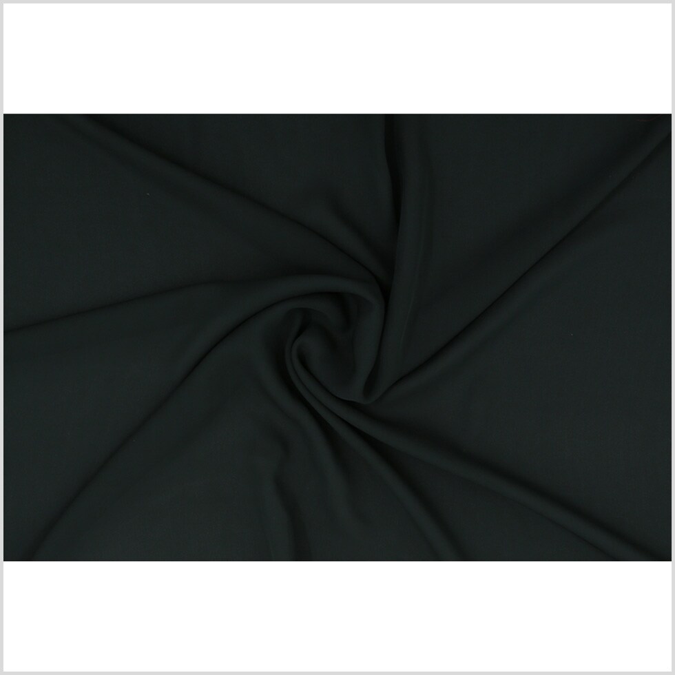 1 Yard Forest Green Silk Georgette Lightweight Fabric for Elegant Garments 54 inch Width