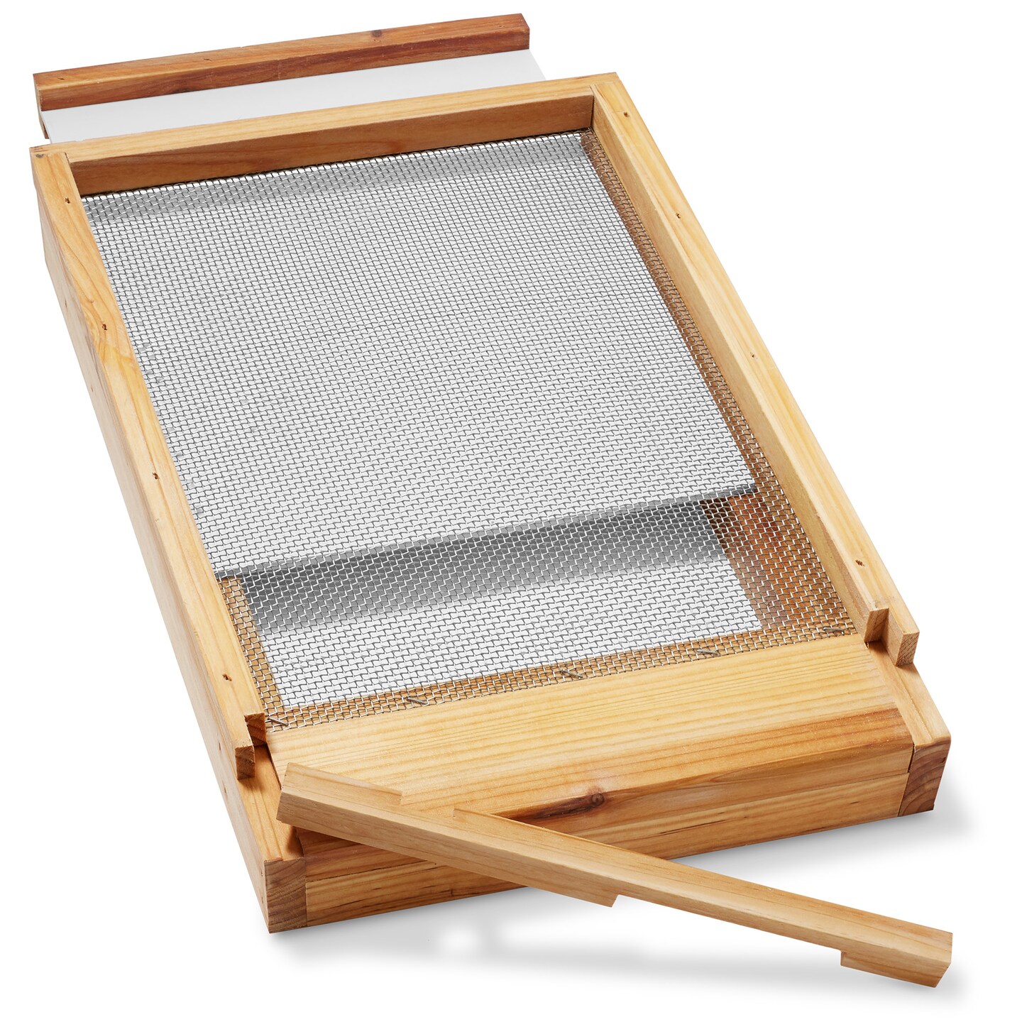 Honey Keeper Beehive Screened Bottom Board Dipped in 100% Beeswax for Langstroth Beekeeping