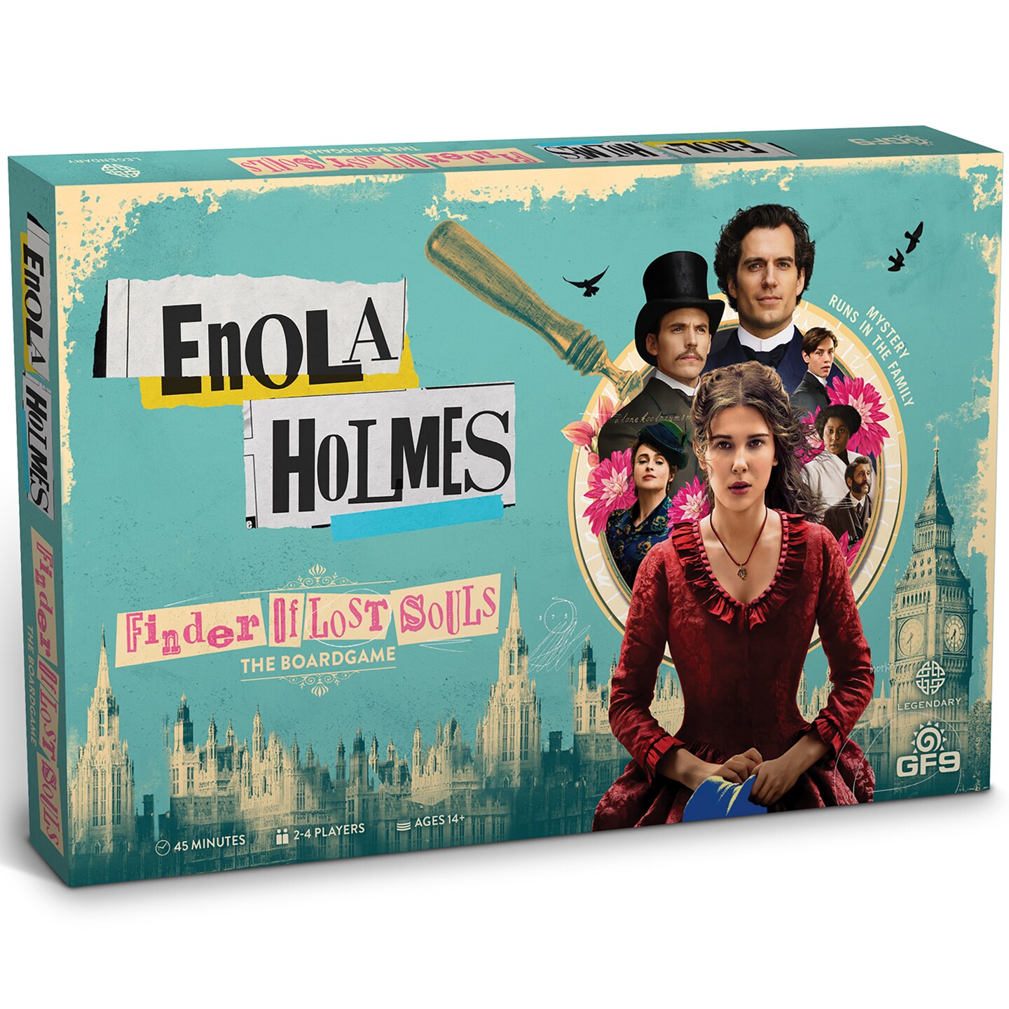 Enola Holmes: Finder of Lost Souls - The Board Game, Deduction &#x26; Puzzle, Ages 14+, 2-4 Players, 45 Min