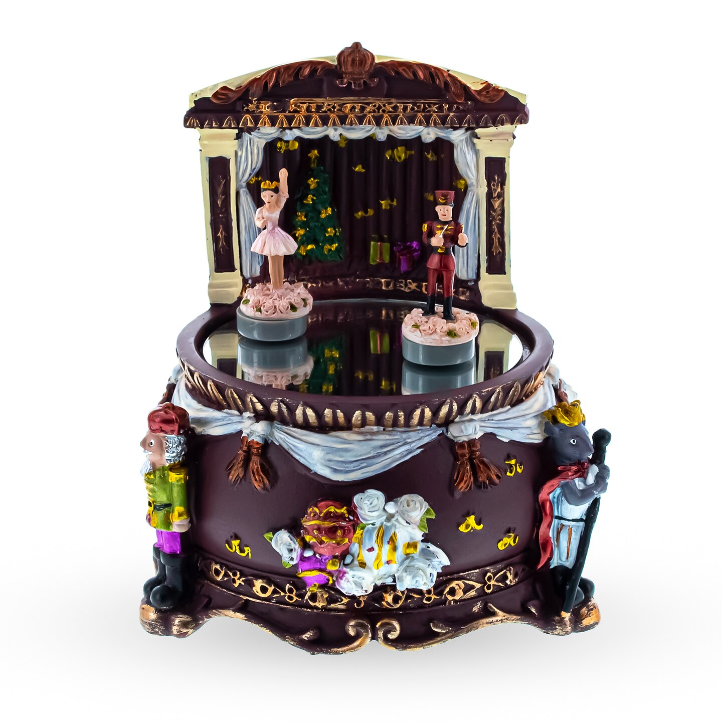 Nutcracker Dance with Ballerina Wind-Up Musical Figurine