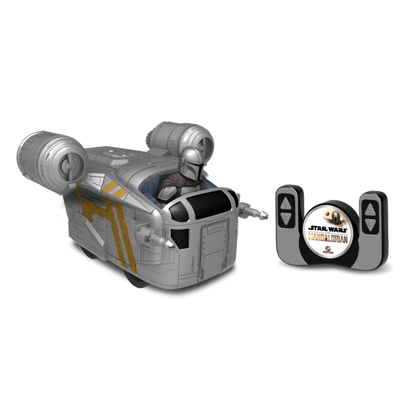 Star Wars - The Mandalorian 9&#x22; Remote Control Razor Crest, R/C Vehicle, Children Ages 5 Years and Up