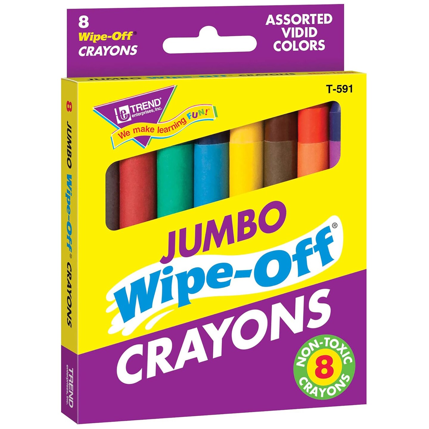 Trend Enterprises Counting to 100 Reusable Book &#x26; Crayons