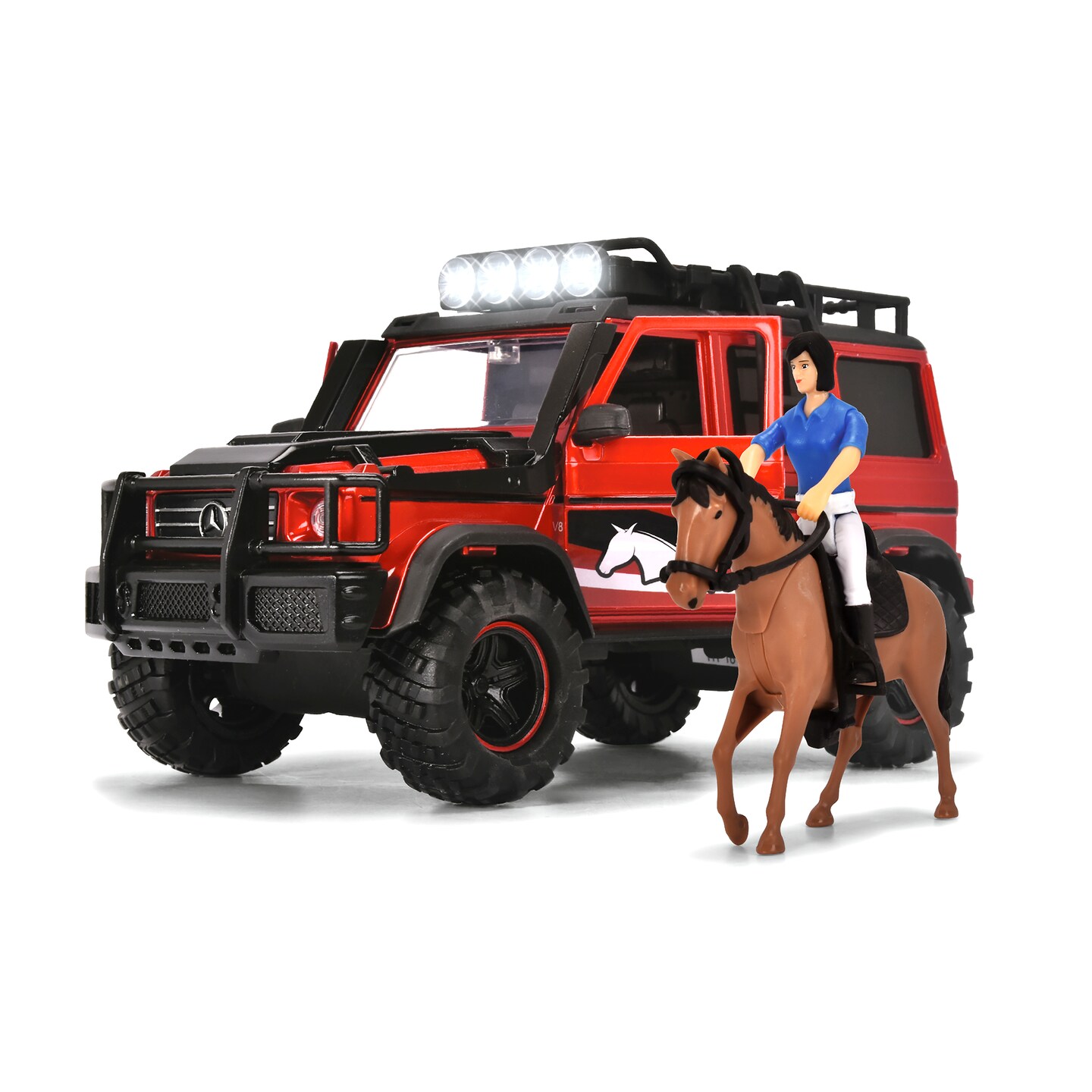 Dickie Toys - Light &#x26; Sound Horse Trailer Playset