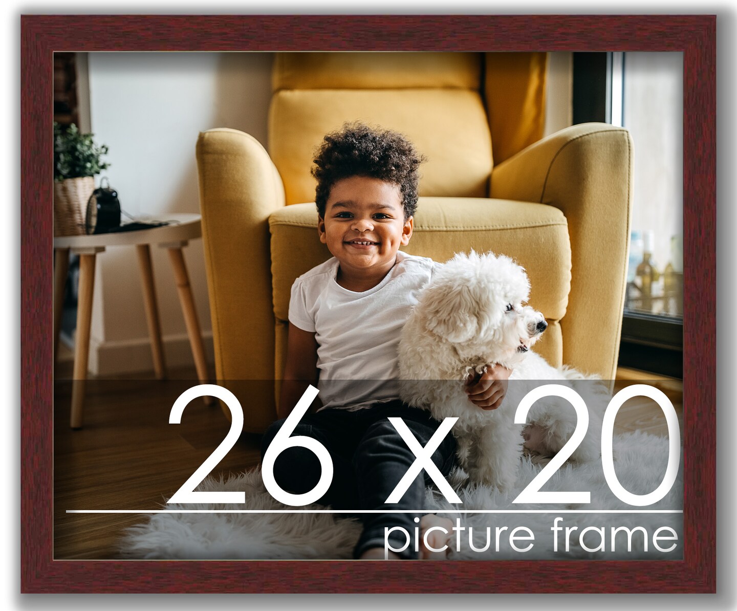 20x26 Minimalist Picture Frame with UV-Resistant Acrylic & Acid