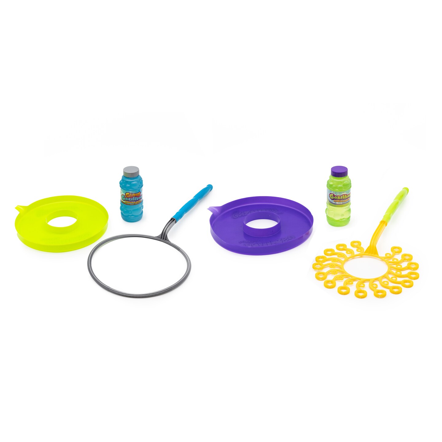 Gazillion Bubbles Incredibubble Wand 2-Pack Bubble Making Kit - (2) Wands, (2) Trays &#x26; (2) Bubble Solution Bottles