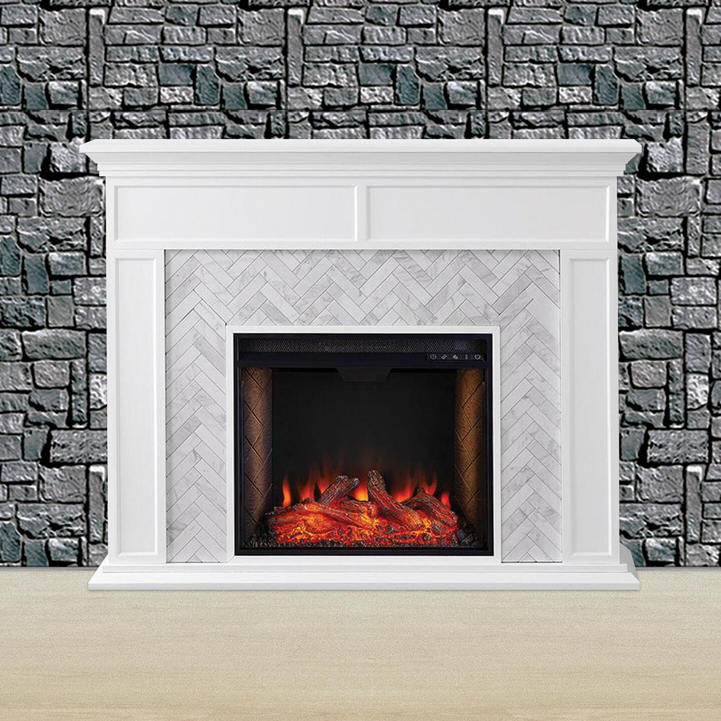 6 Pack Beistle Halloween Stone Wall Backdrop