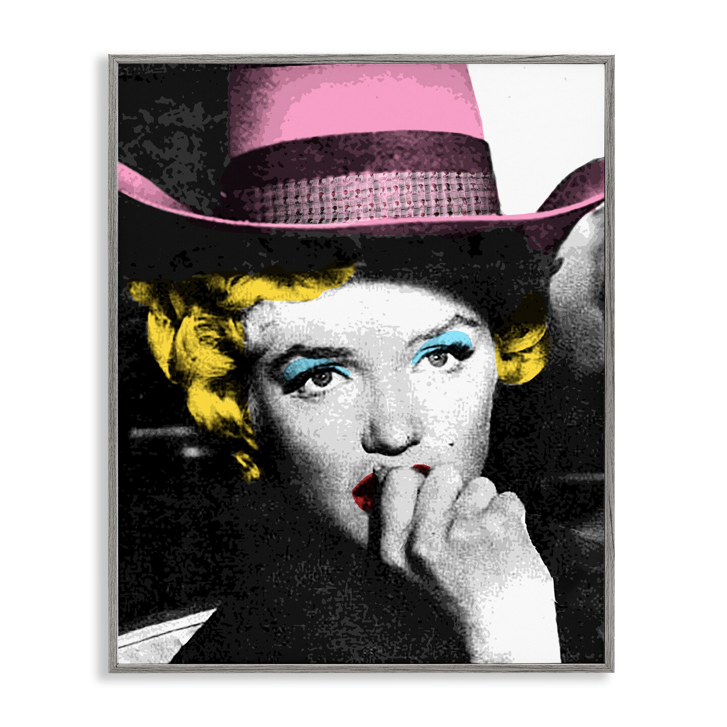Stupell Industries Vintage Pop Culture Icon Framed Giclee Wall Art Design by Daphne Polselli