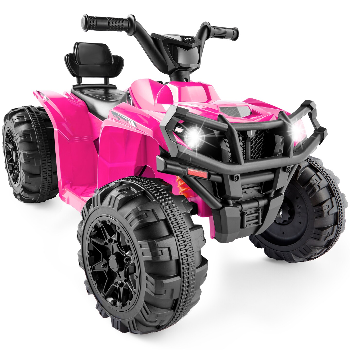 Best Choice Products 12V Kids Ride-On ATV Quad w/ Bluetooth, 2.4mph Max, Treaded Tires, LED Lights, Radio