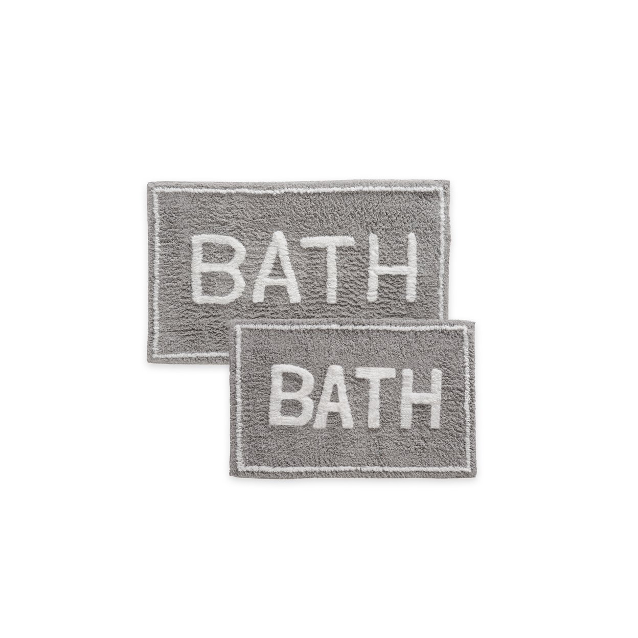 St Marys 2 Piece Cotton Bath Rug Set Non-Slip Backing 100% Cotton 6 Colors