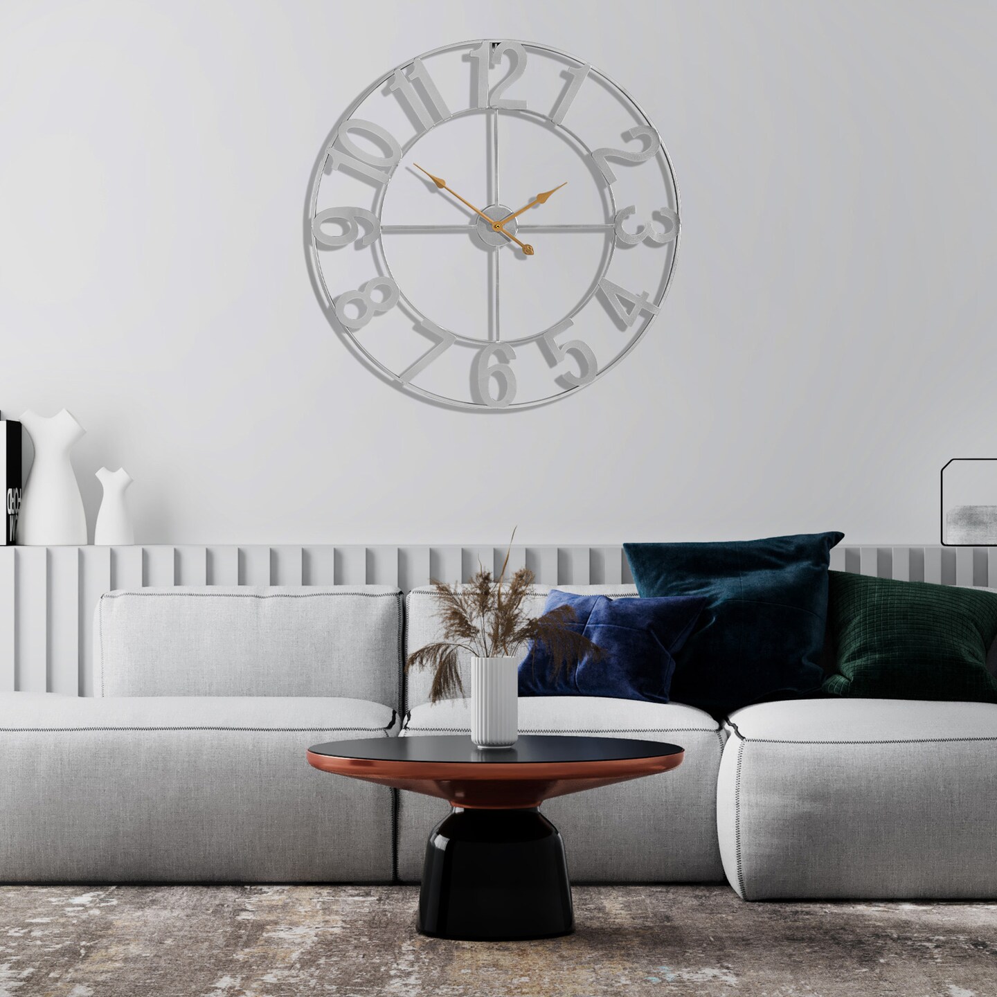 Sorbus Large Wall Clock - 32 inch (81 CM) Battery Operated Analog Wall Clock Decorative for Living Room and Kitchen