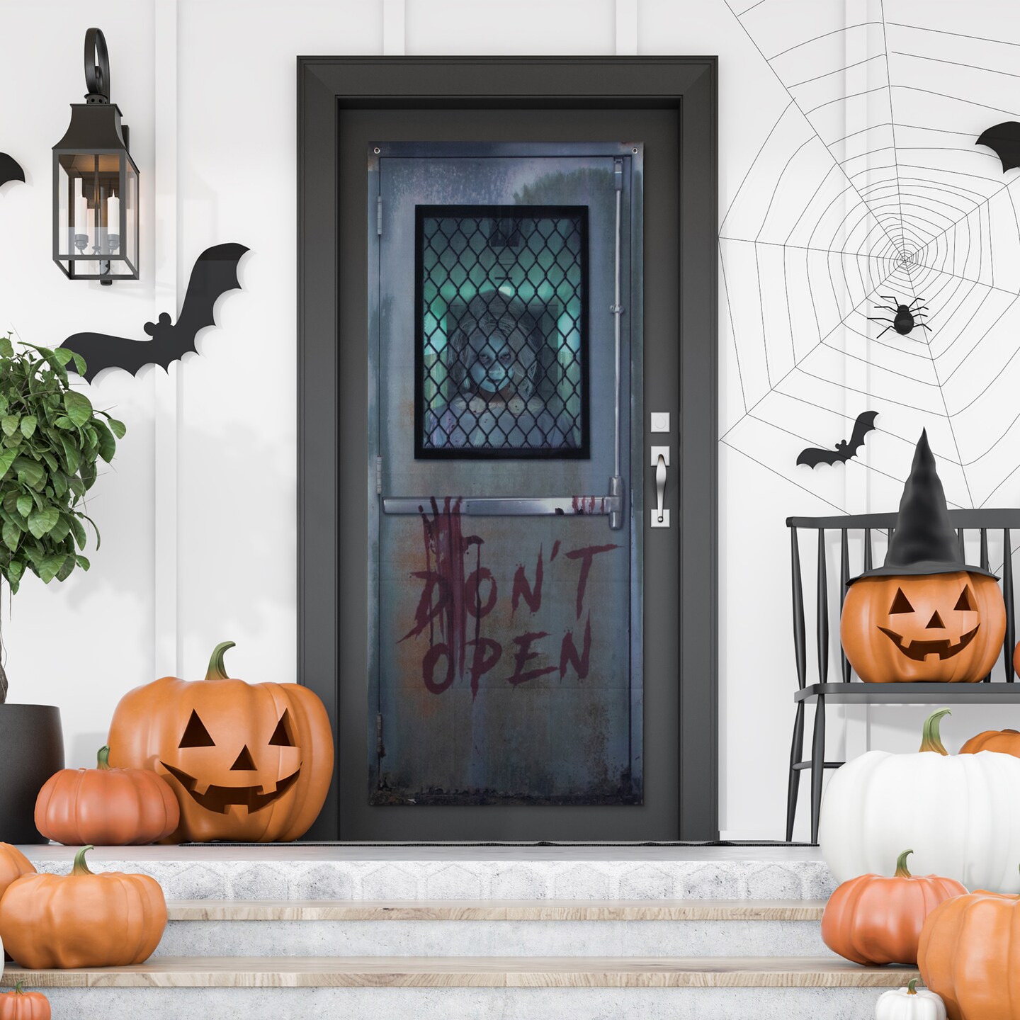 Northlight &#x22;Don&#x27;t Open&#x22; Hospital Entryway Halloween Scary Door Decoration - 6&#x27;