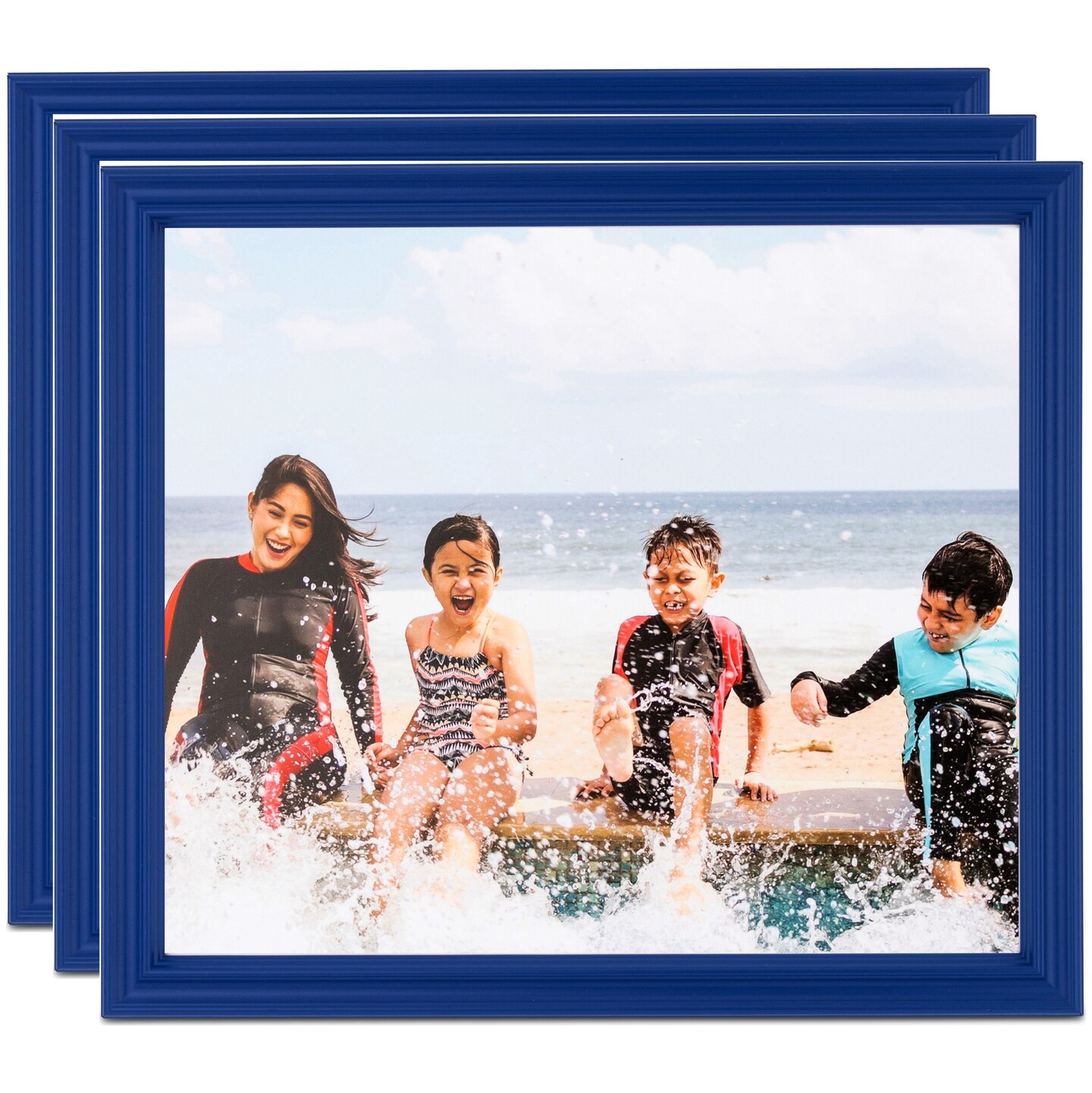 ArtToFrames 10x13 Inch Traditional Picture Frame, Multi Pack, Comes with Regular Glass (WOMPack-80-10x13)