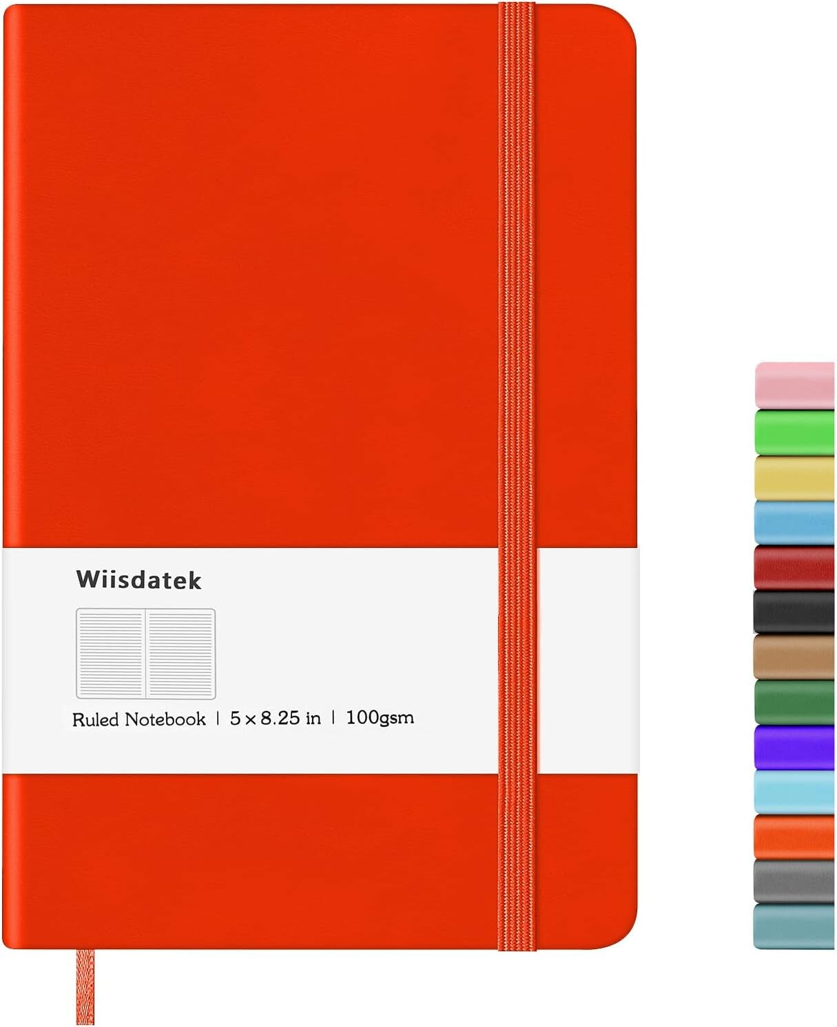Notebook Journal, Lined Hard Cover,100Gsm Premium Thick Paper with Inner Pocket for Writing Note Taking Office School,5&#x22;&#xD7;8.25&#x22;(Pink)