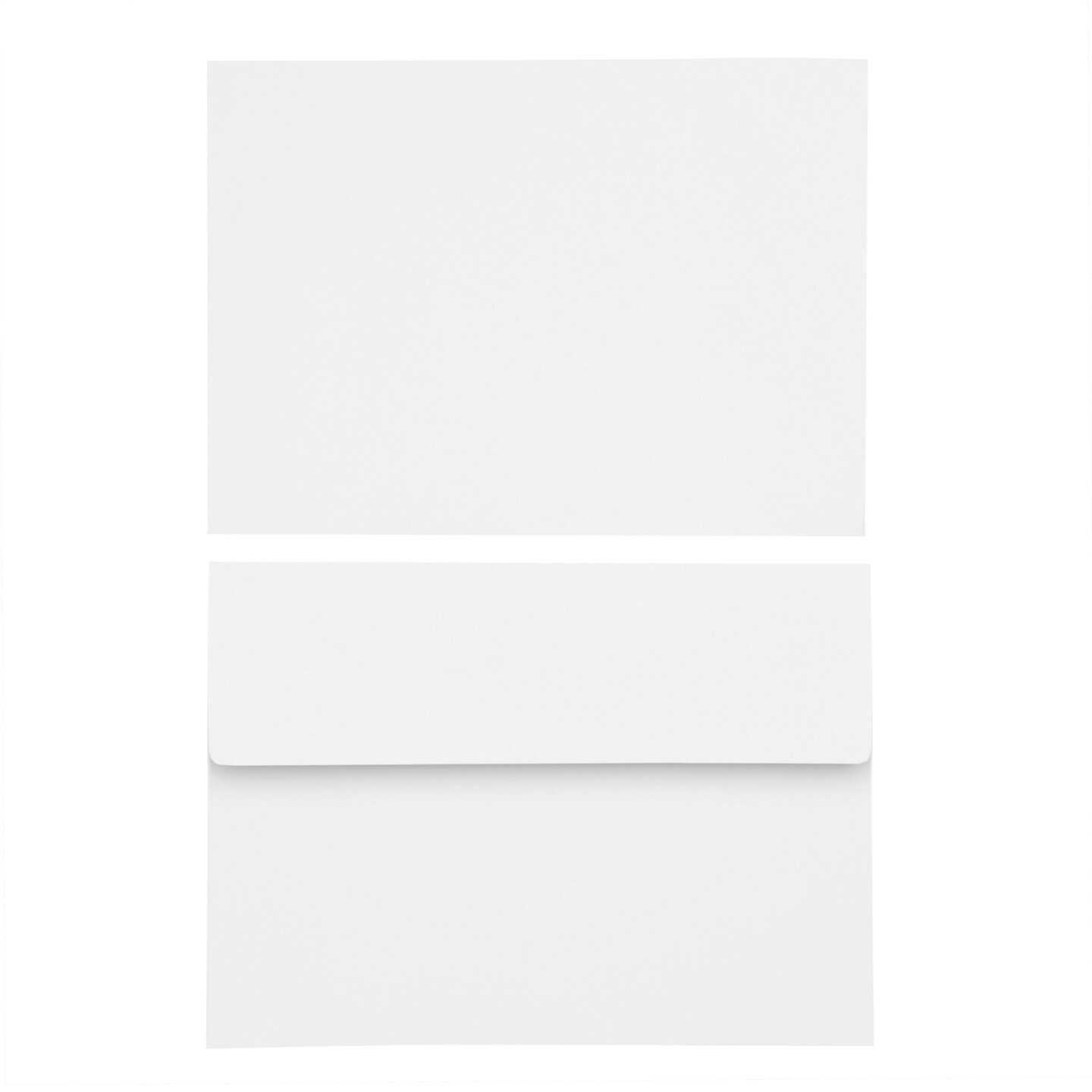 200-Pack 5x7-Inch White Envelopes with Square Flap and Peel and Press Closure for For Birthday, Wedding, and Anniversary Party Invitations, Greeting Cards, Thank You Notes